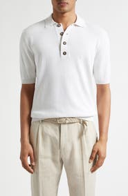 Eleventy Cotton & Cashmere Polo