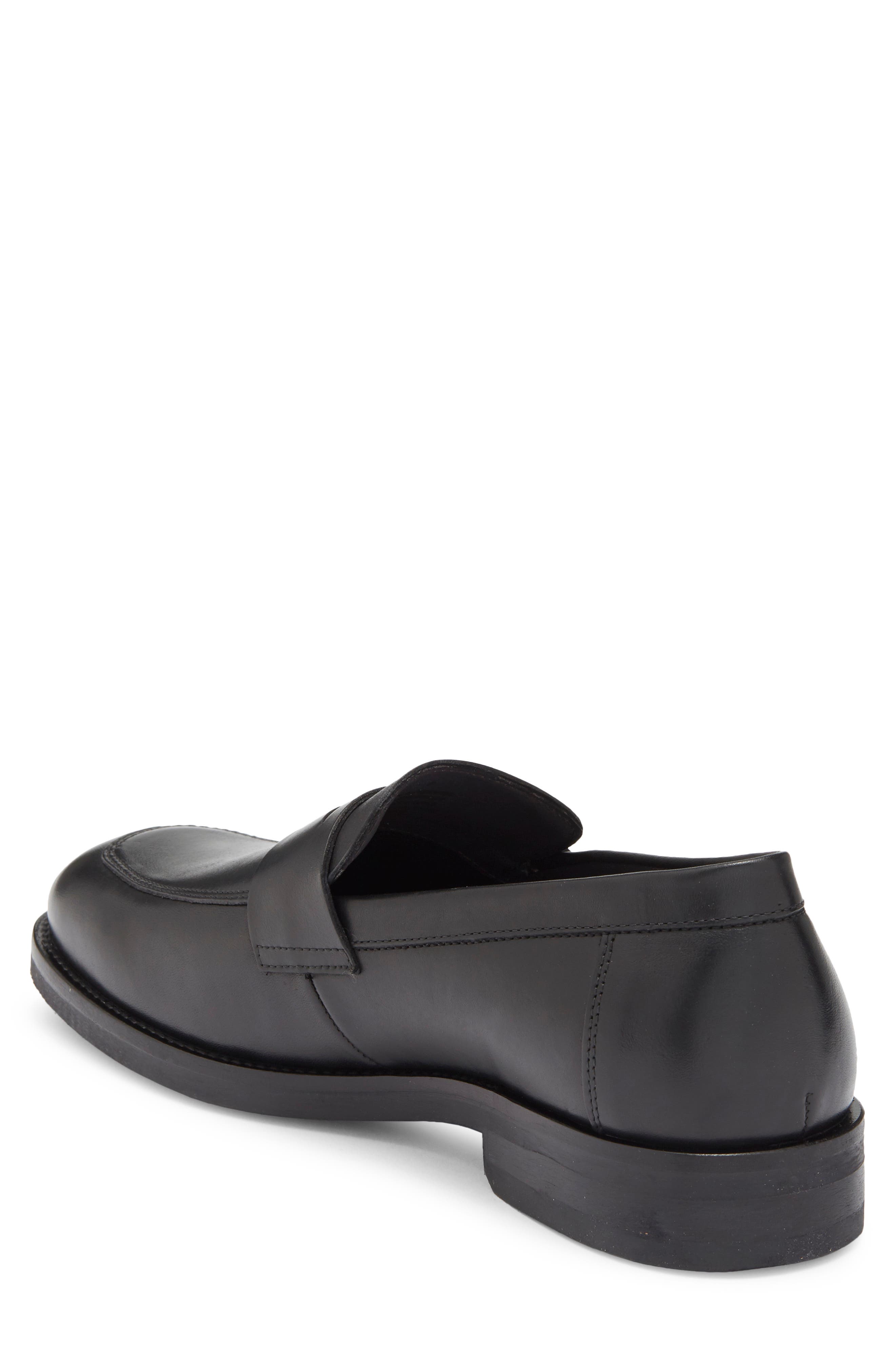 Matthew Penny Loafer, Alternate, color, BLACK