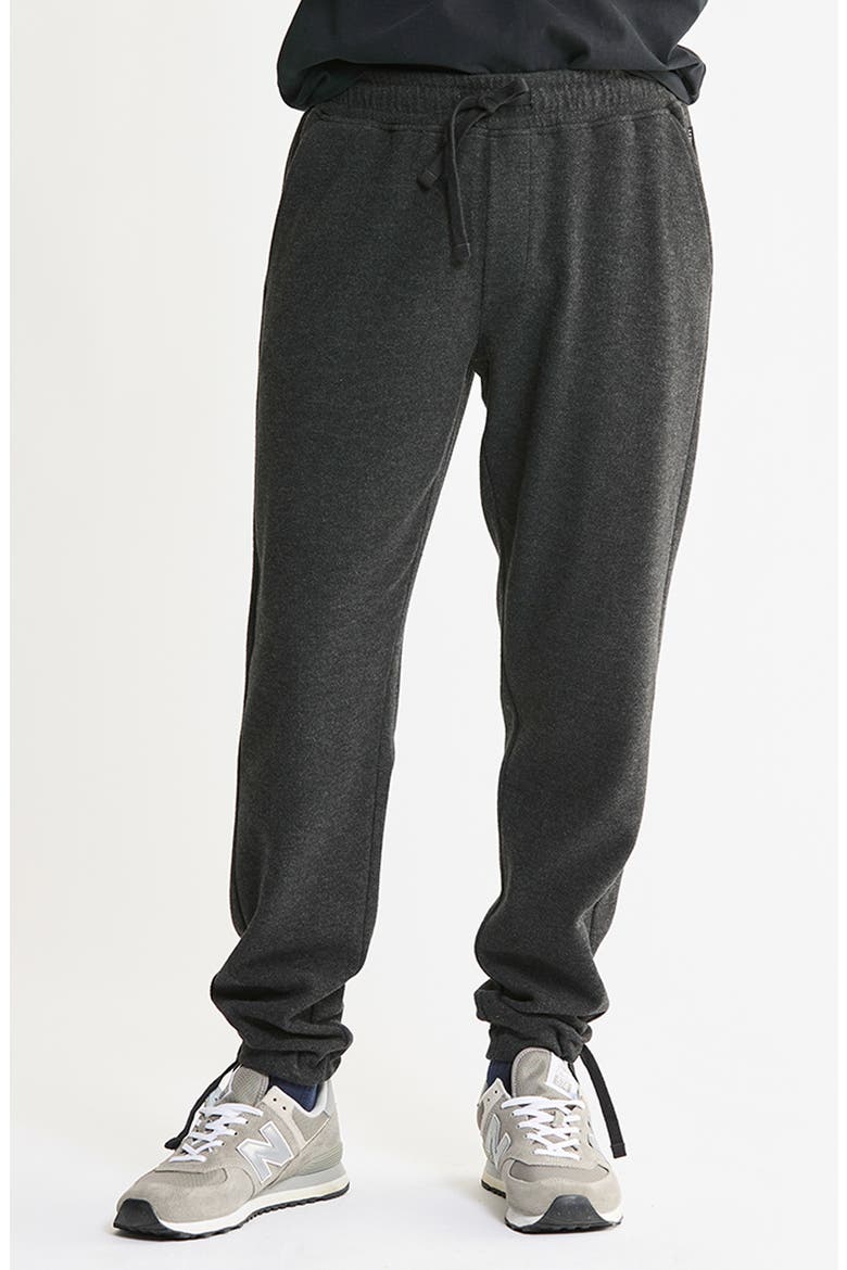 Knit Jogger Pants, Main, color, BLACK