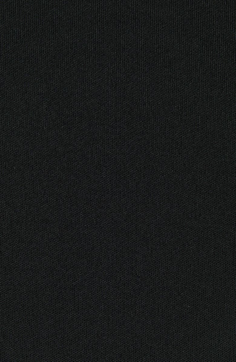 TOM FORD Plunge Neck Long Sleeve Crepe Jersey Dress, Alternate, color, Lb999 Black