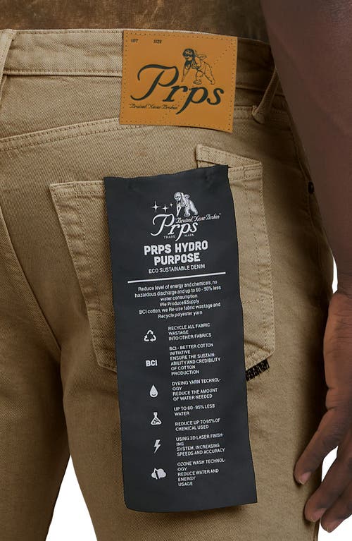 Prps Cactus Straight Leg Jeans In Khaki