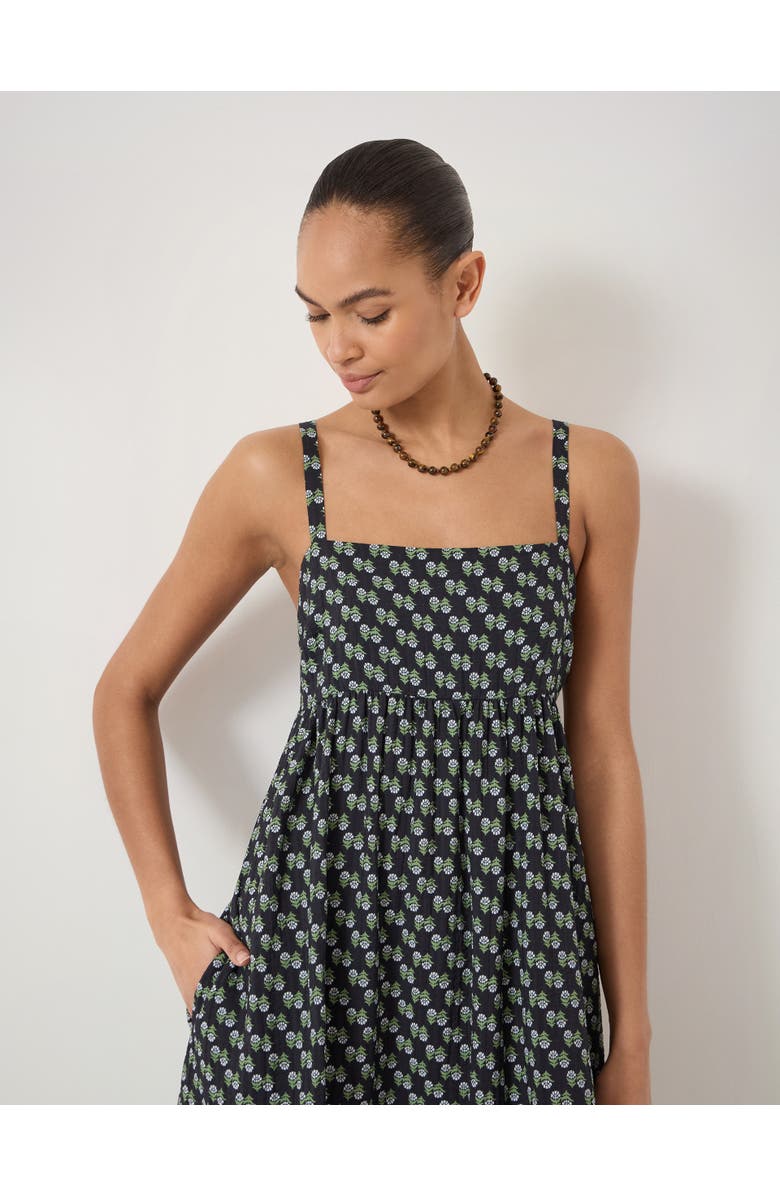 Hush Nami Crinkle Gathered Maxi Dress, Alternate, color, Floral Blue