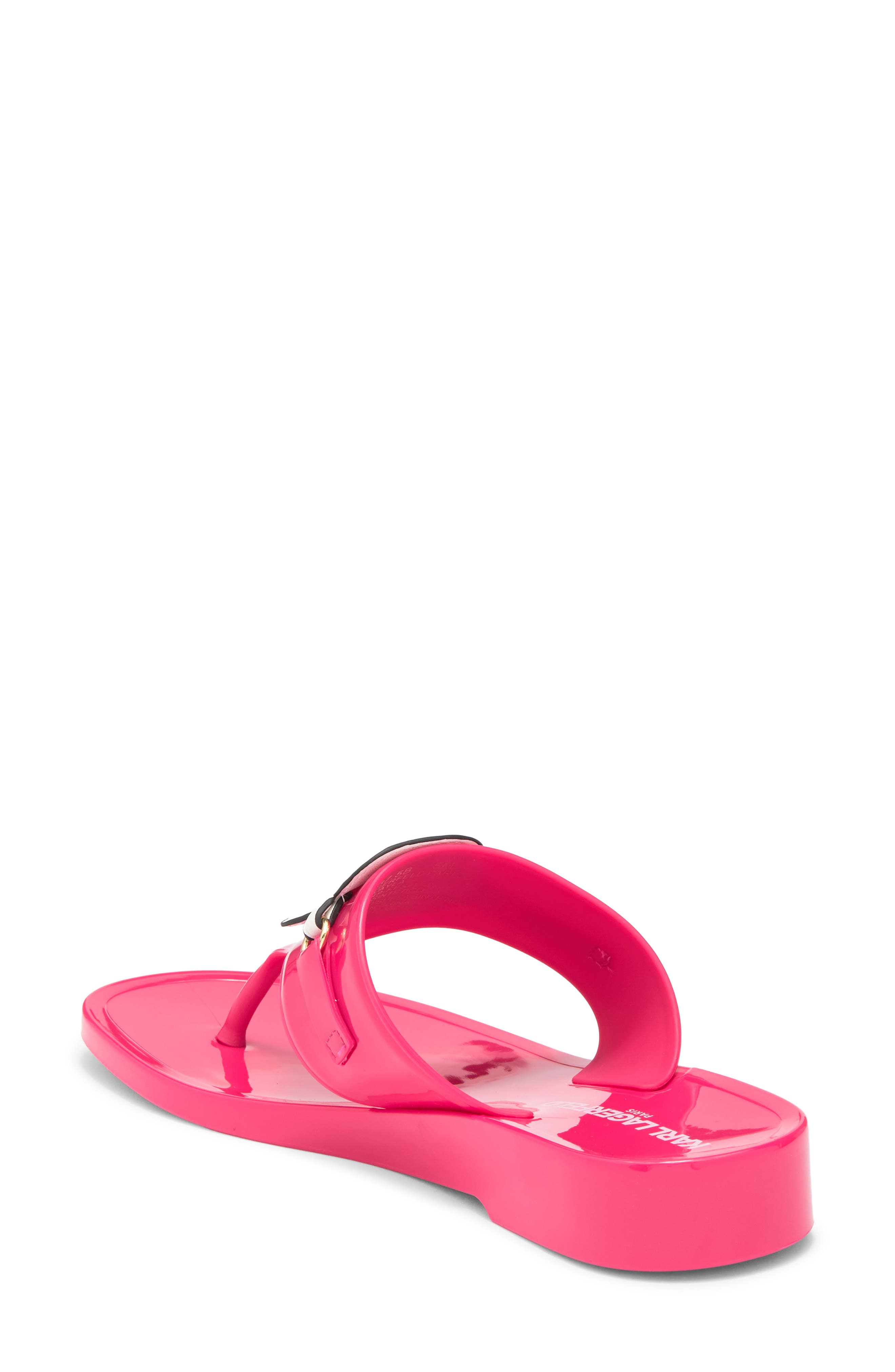 Vayla Wedge Flip Flop, Alternate, color, HOT PINK