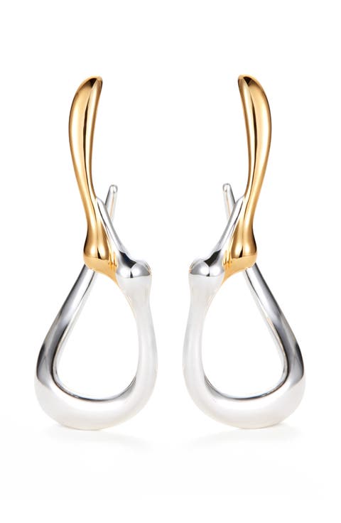 Egret Hoop Earrings
