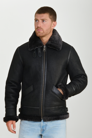 FURNIQ UK Frederick Shearling Aviator Jacket