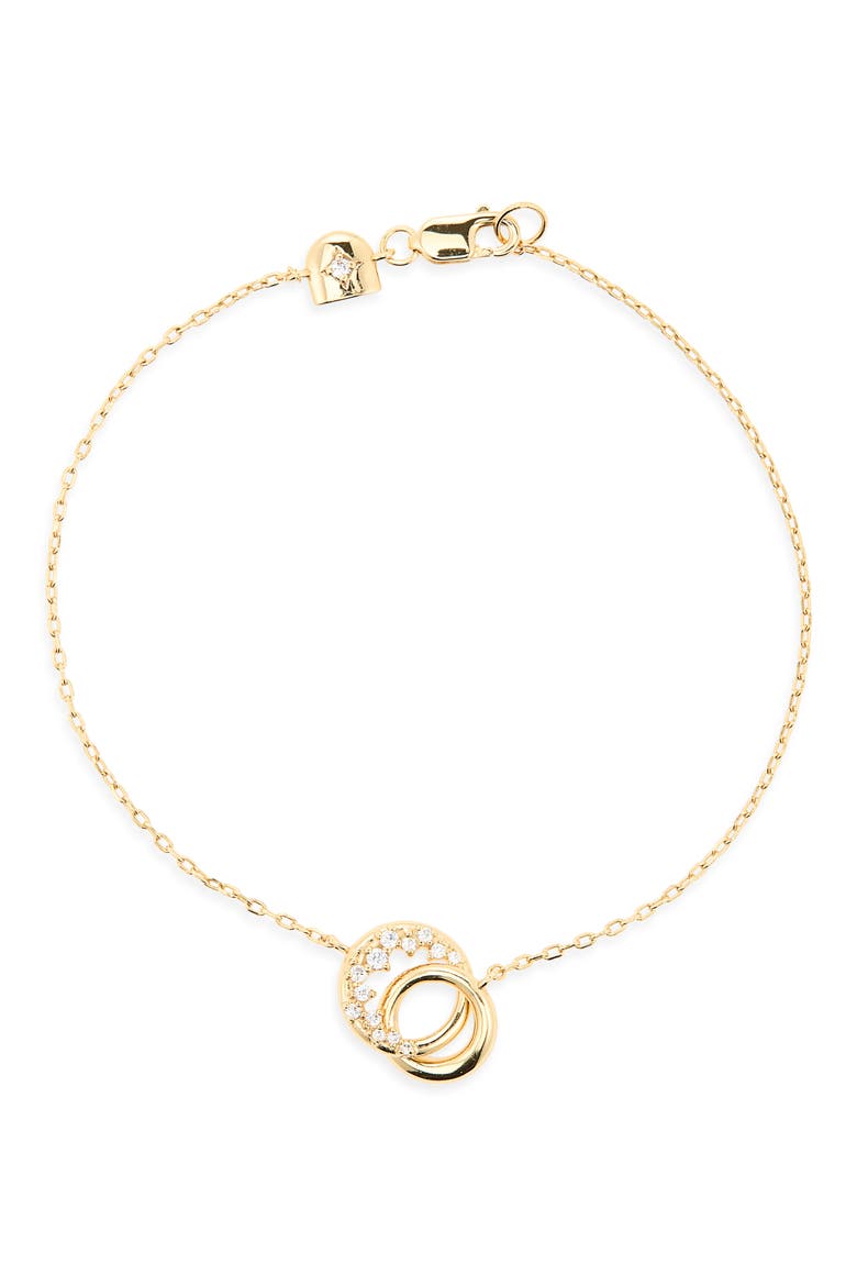 Spiral Pendant Bracelet, Main, color, GOLD