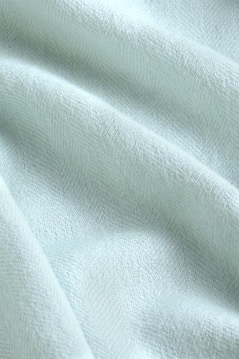 Herringbone Baby Alpaca Woven Blanket - Baby, Alternate, color, Pink