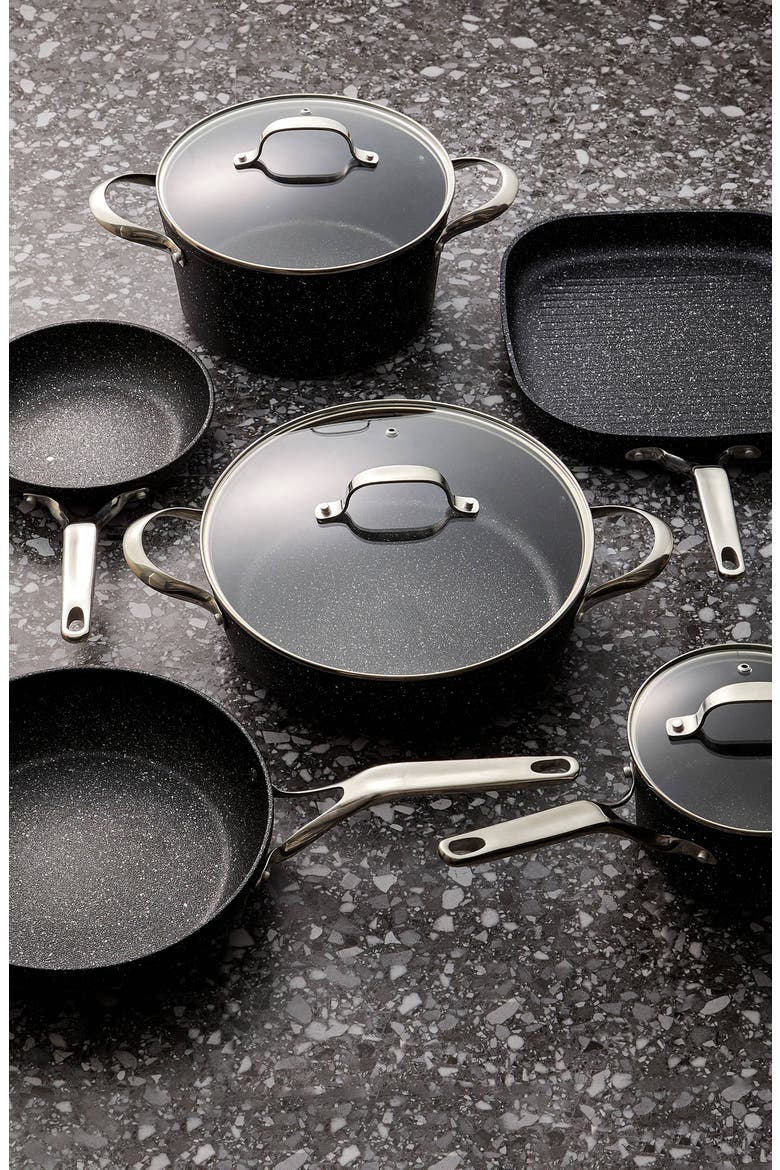 IRONROC™ 9-Piece Cookware Set, Alternate, color, BLACK