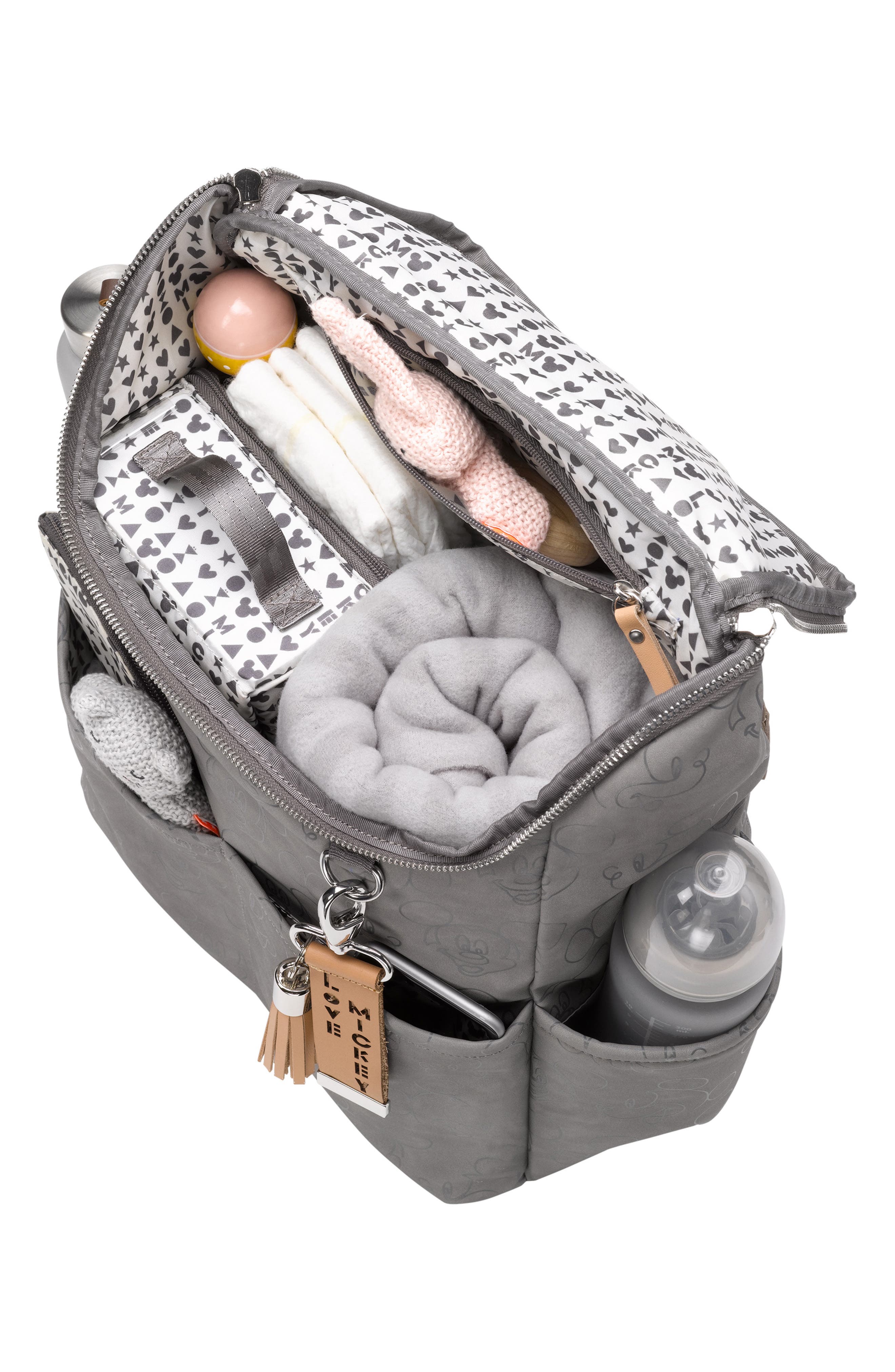 Petunia Pickle Bottom x Disney Mickey Mouse Method Diaper Backpack, Alternate, color, 