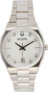 BULOVA Surveyor Diamond Bracelet Watch, 34mm