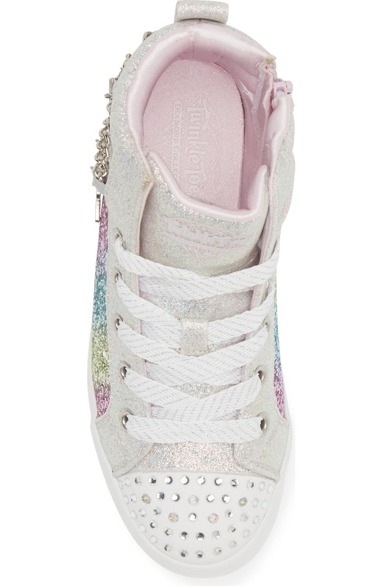 SKECHERS Kids' Twinkle Toes<sup>®</sup> Twi-Lites Light-Up High Top Sneaker, Alternate, color,