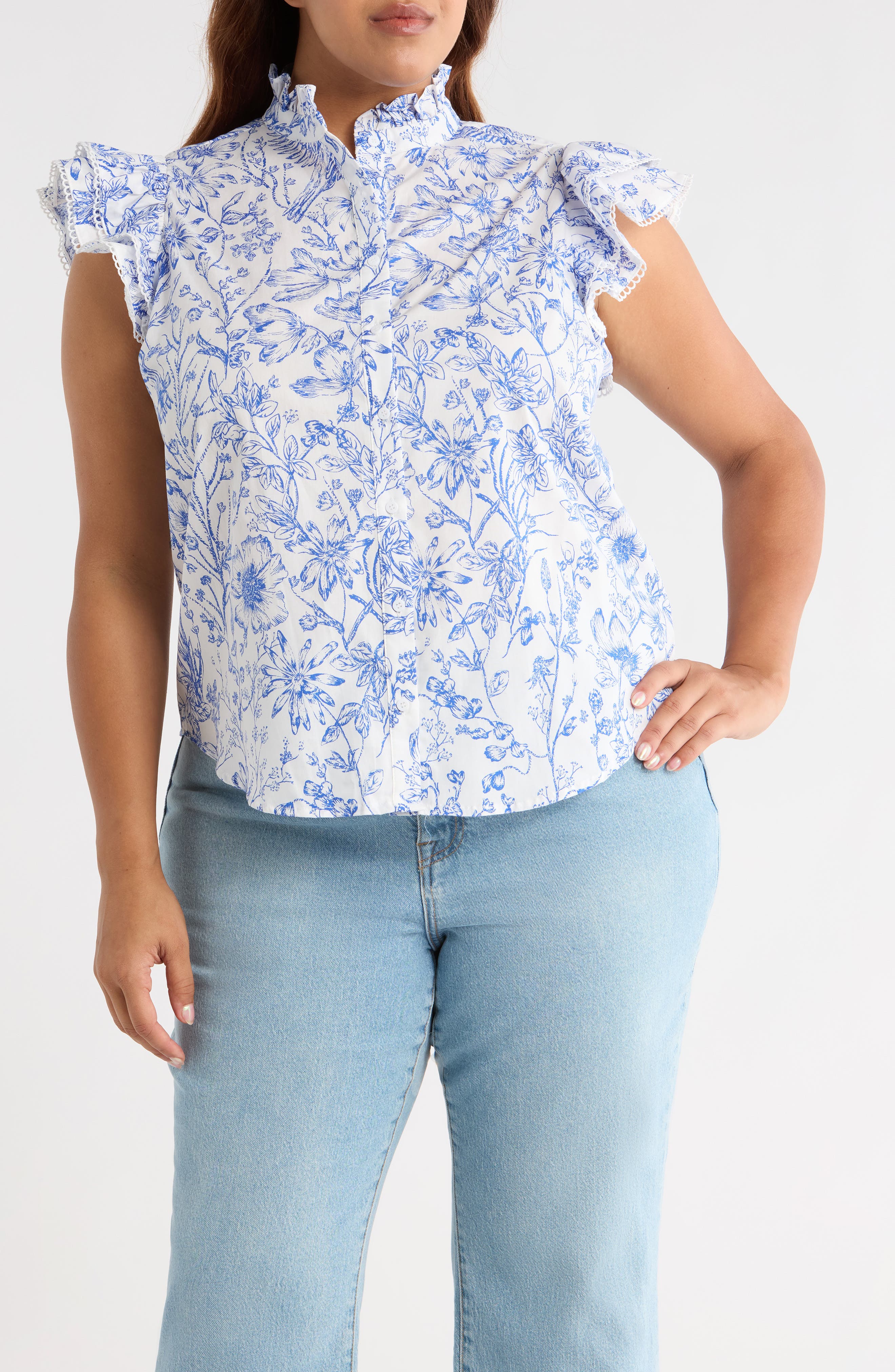 Eve Dacey Ruffle Top