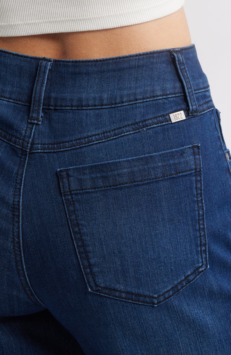 1822 Denim High Waist Ankle Barrel Jeans, Alternate, color, Unique