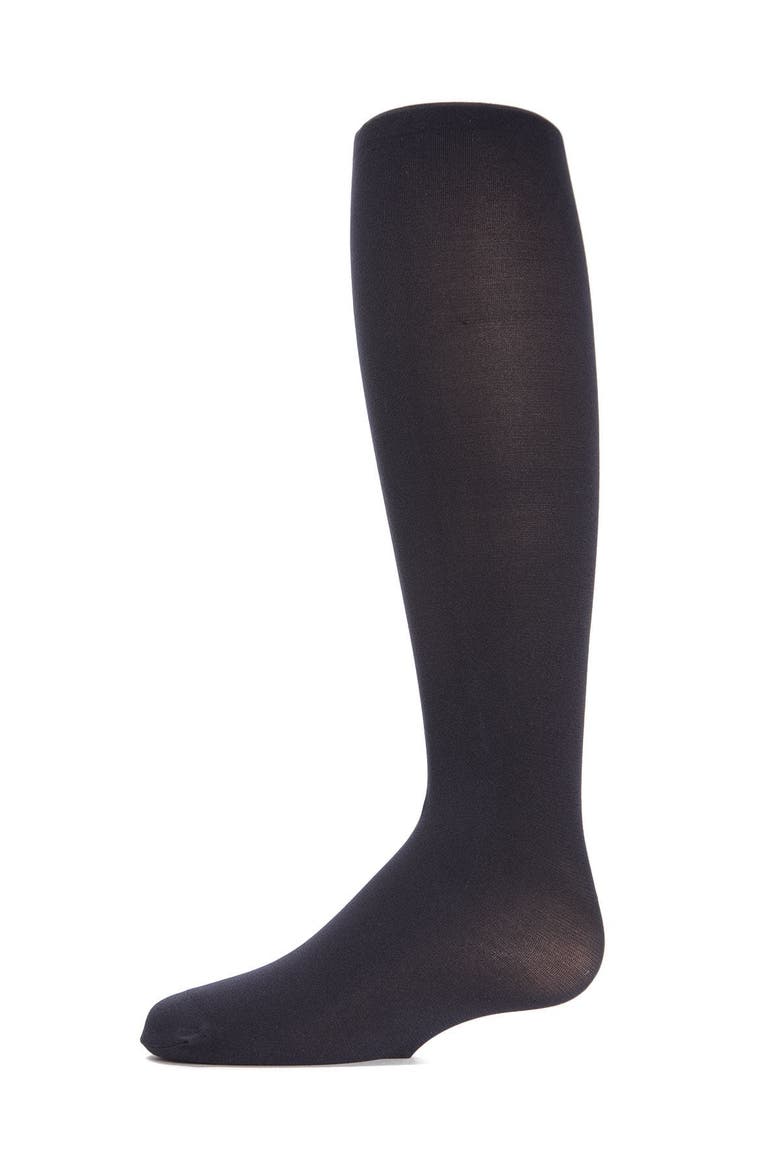 2 Pair Pack Essentials Nylon Tights, Alternate, color, Navy