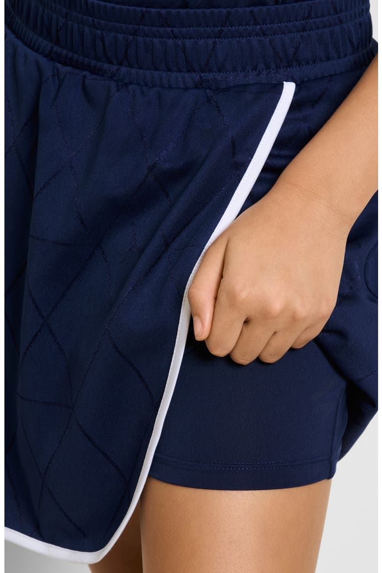 Kids' Showtime Piqué Skort, Alternate, color, BLUE/ BLACK