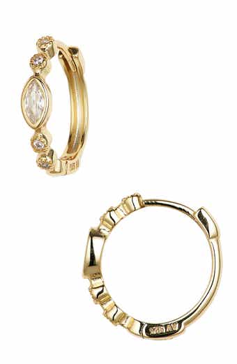 ARGENTO VIVO CZ Mini Hoop Earrings