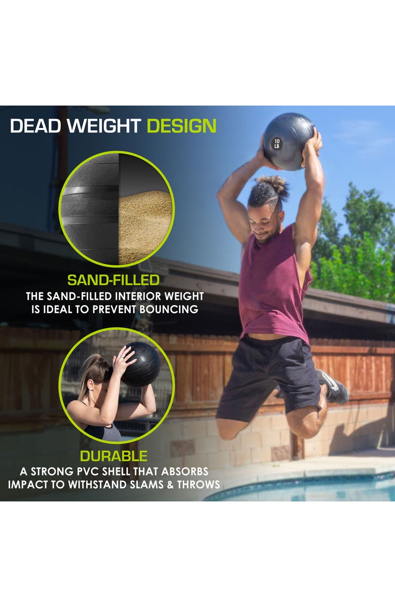 ProsourceFit Classic Slam Ball, Alternate, color, 10 Lb