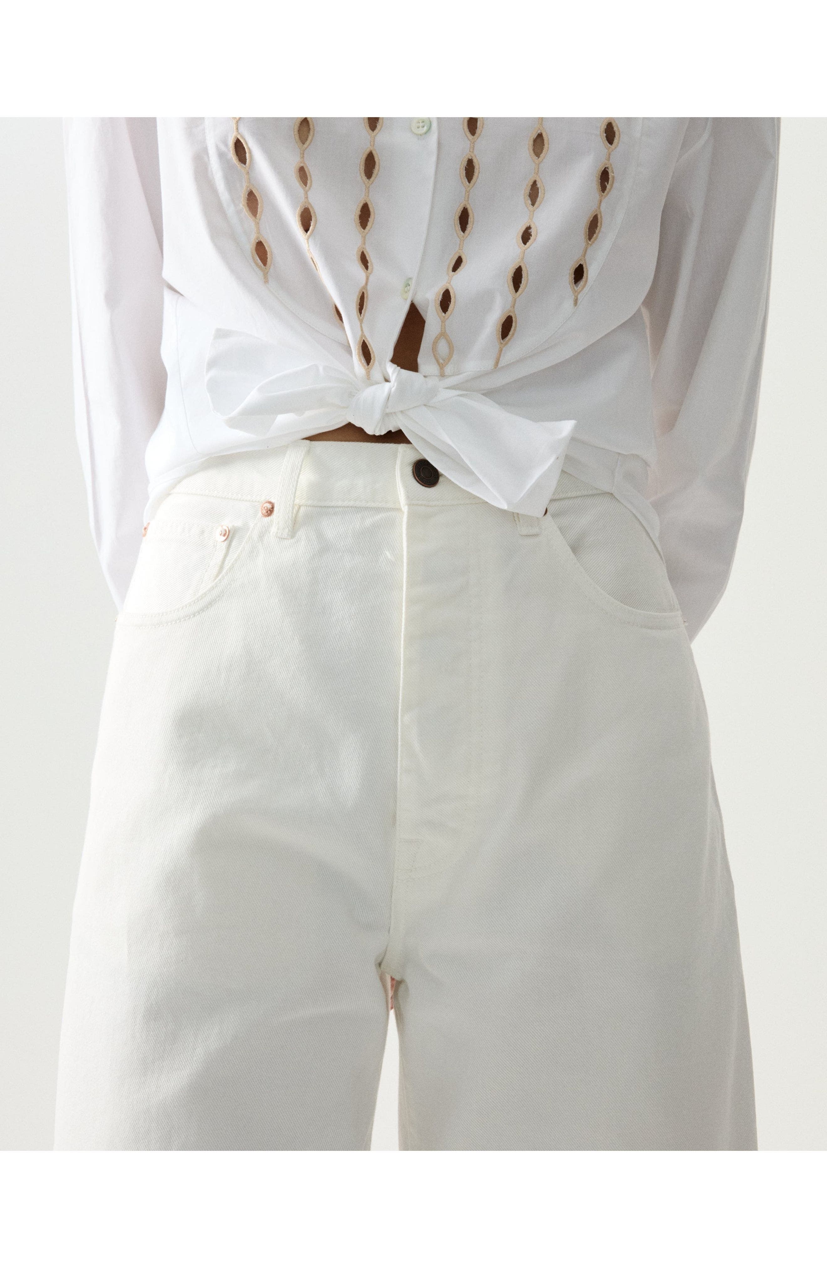 Frederique Poplin with Pipings Shirt - image 2
