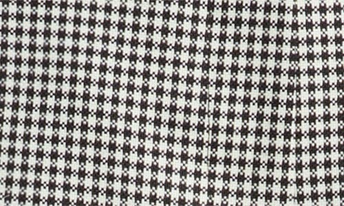 Elie Tahari The Greta Wool Blend Check Pants In Gray