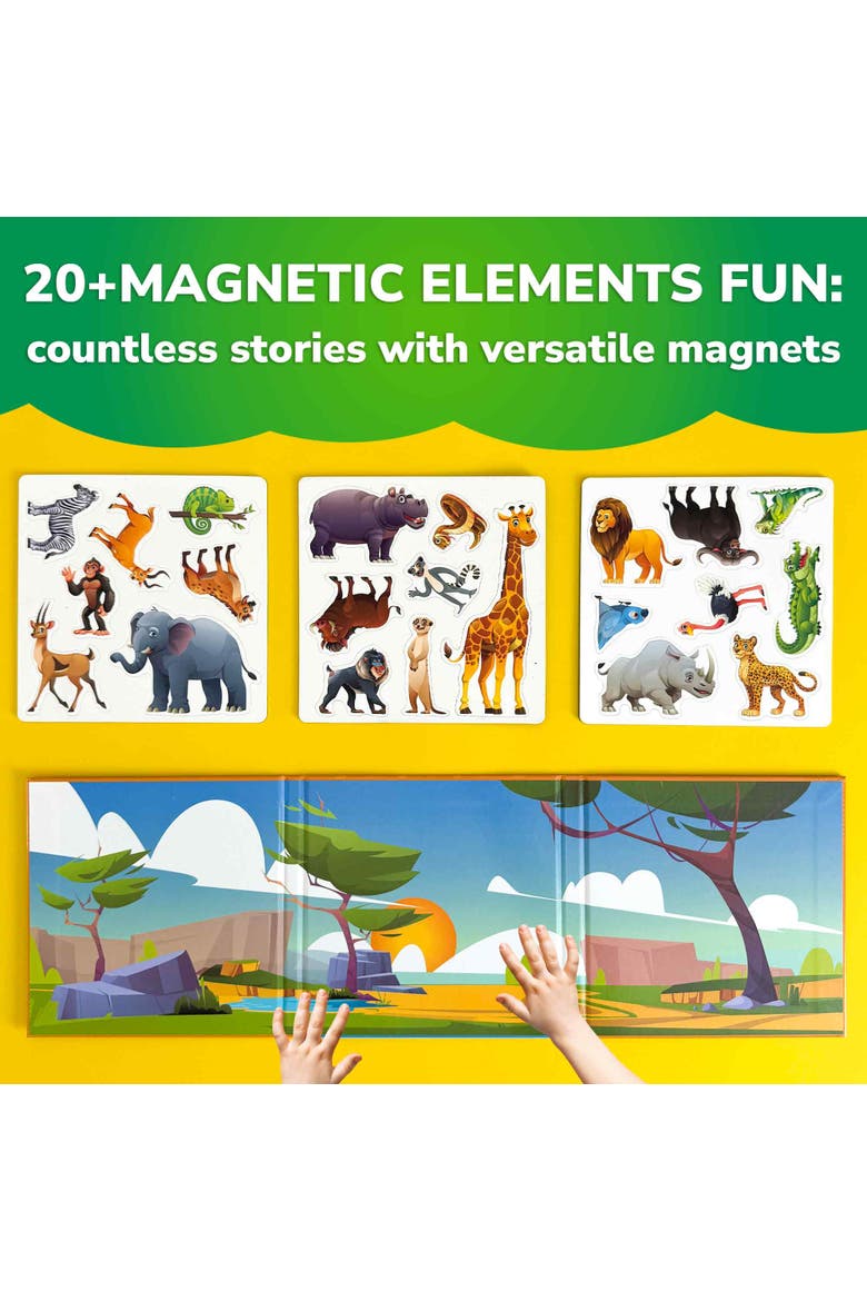 Magnetic Kids Jigsaw Puzzles - Fun 20+ Piece Game, Alternate, color, Africa
