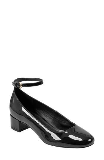 Marc Fisher Ltd Parri Ankle Strap Pump In Black