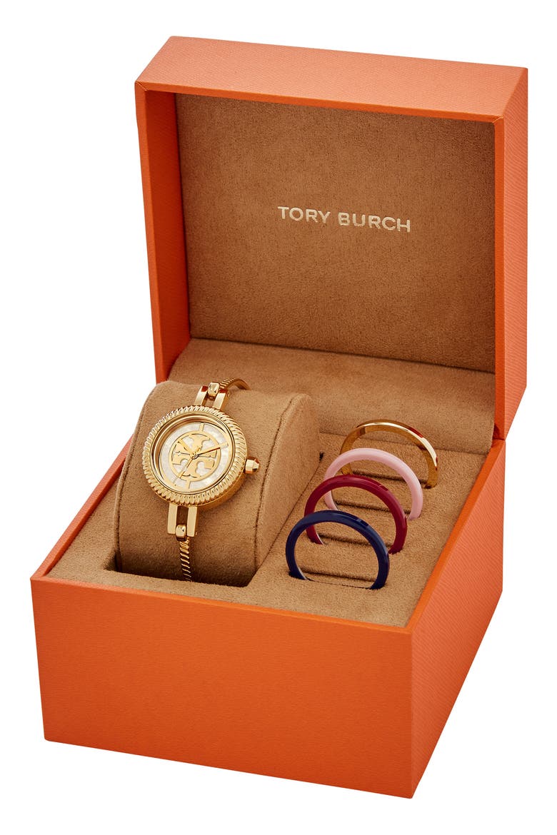 The Reva Bangle Watch Set, 29mm, Alternate, color, GOLD