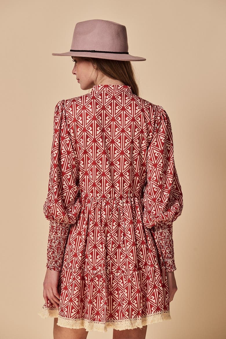 The Brooke Dress, Alternate, color, Rust