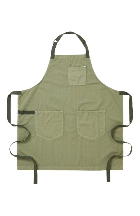The Essential Apron - Matcha Green