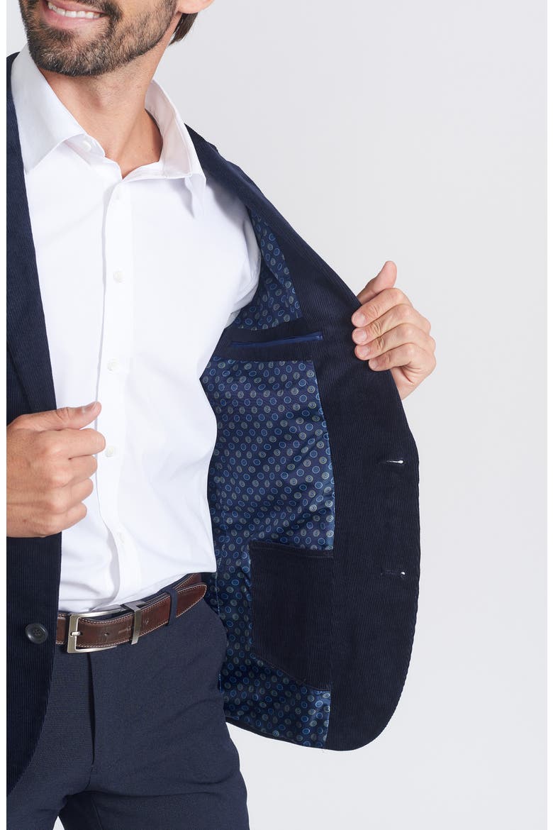 Corduroy Sport Coat, Alternate, color, NAVY