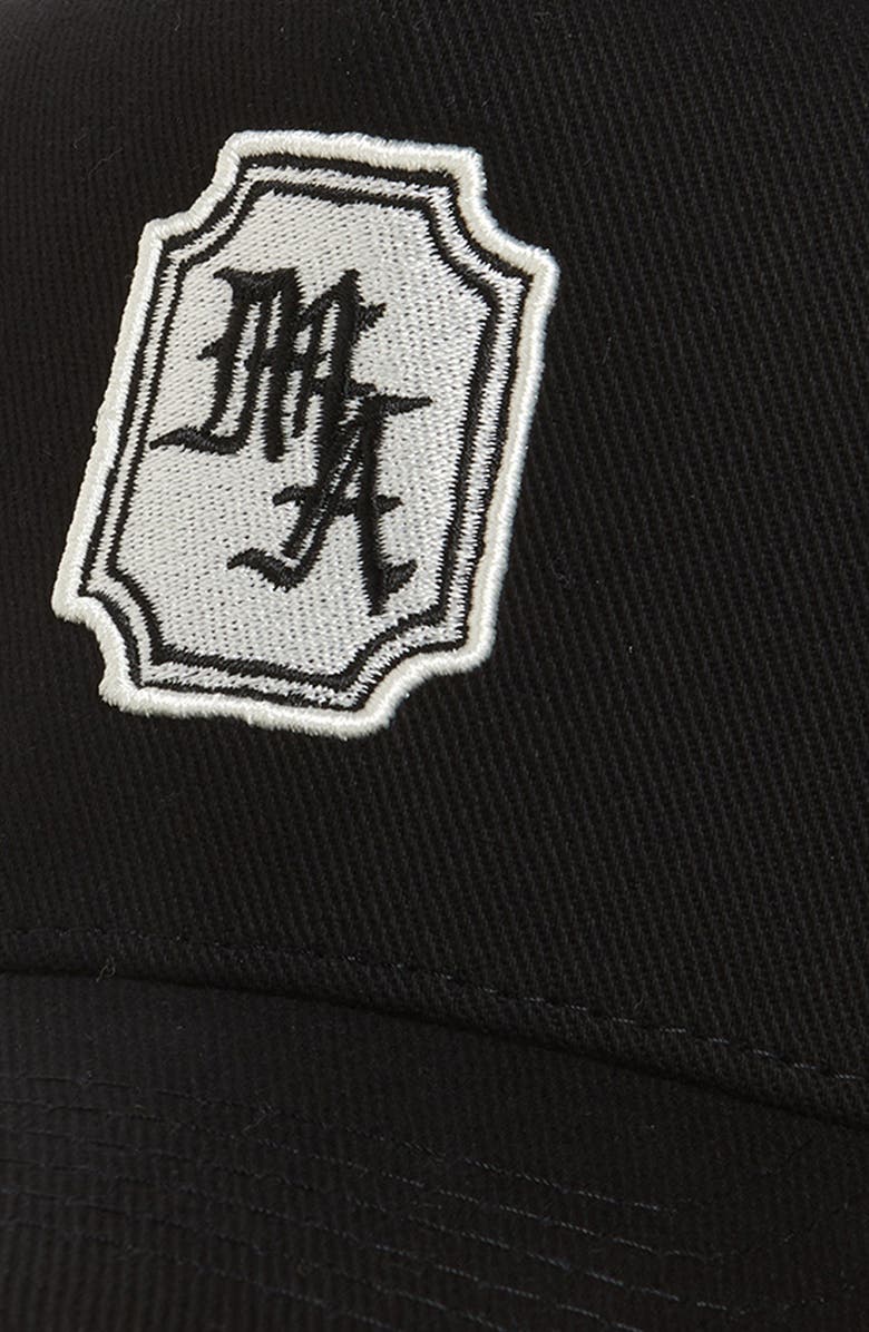 AMIRI MA Stamp Baseball Cap, Alternate, color, Black
