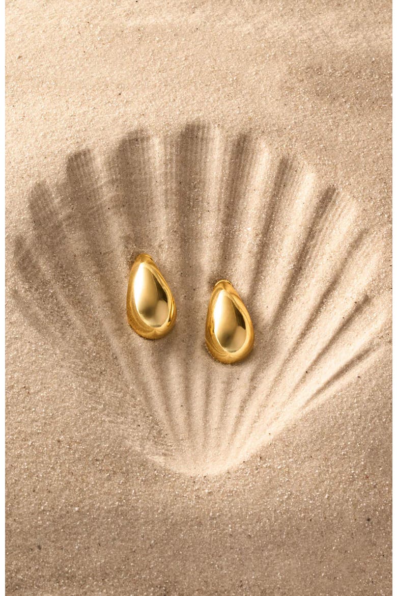 Aura Earrings, Alternate, color, Gold