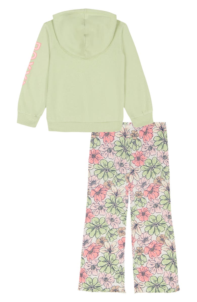 Roxy Hoodie & Print Leggings Set, Alternate, color, Multi Green