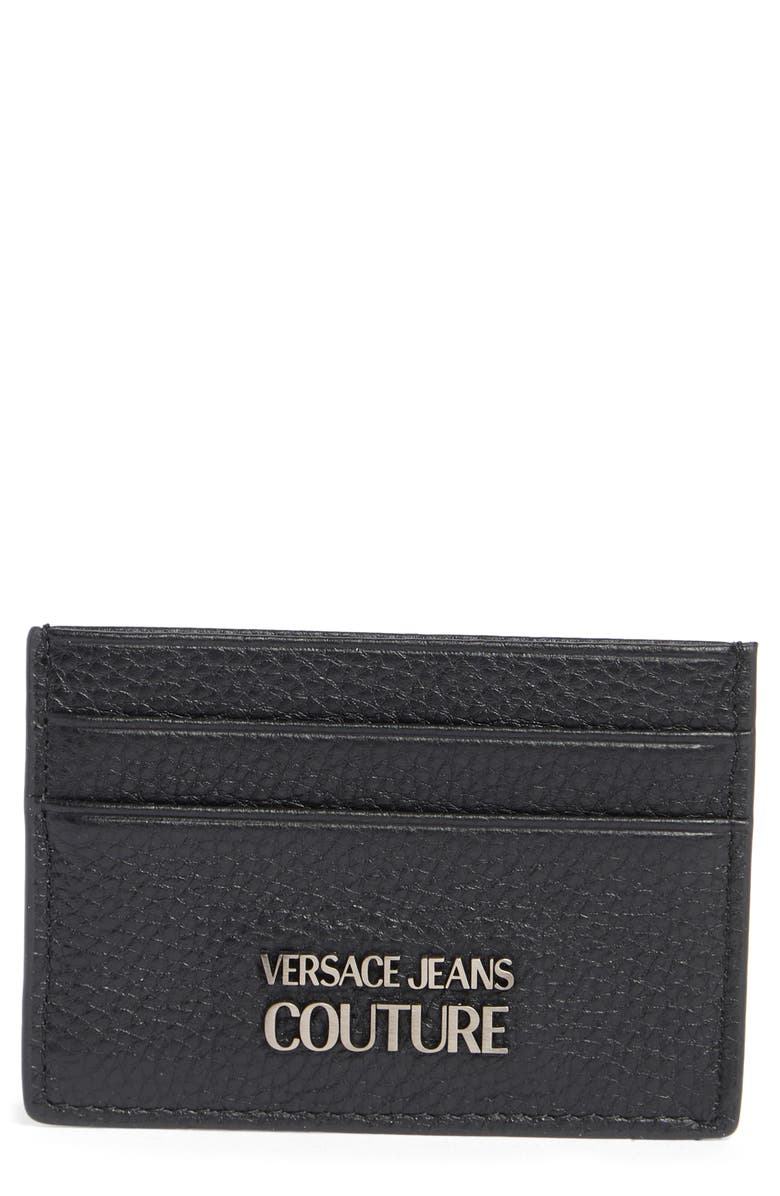 Versace Range Logo Card Case, Main, color, 