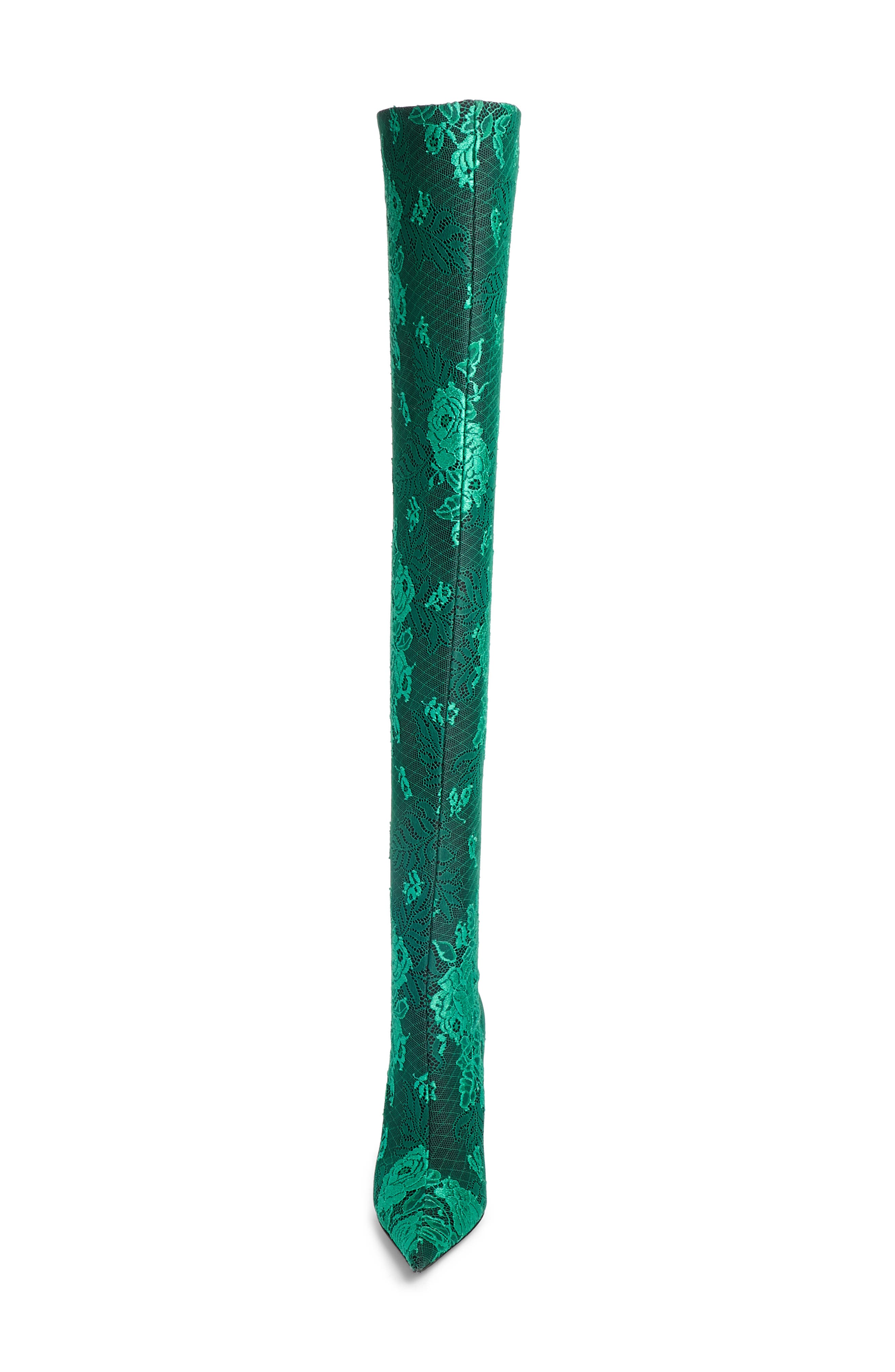 Thigh High Boot, Alternate, color, GREEN