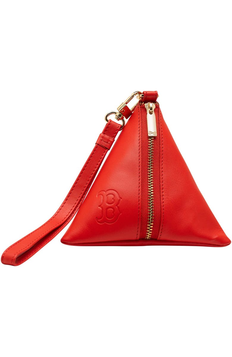 LUSSO Boston Red Sox Rhea Dumpling Wristlet, Alternate, color,
