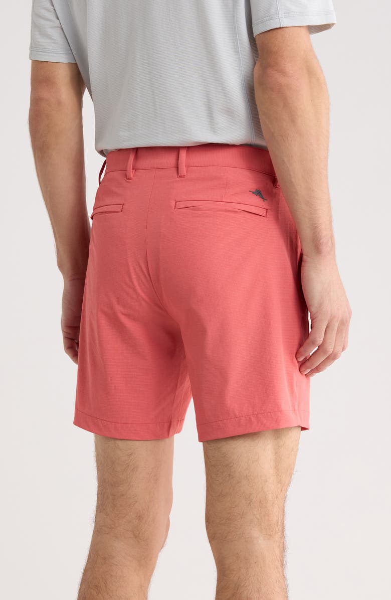 Tommy Bahama Chip Shot IslandZone<sup>®</sup> Stretch Nylon Blend Ripstop Shorts, Alternate, color, Red Ginger