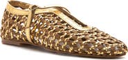 275 Central Izabel Woven Raffia Ballet Flat
