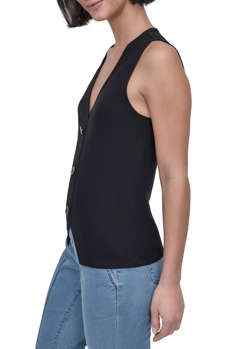 DKNY Rib Vest, Alternate, color, 