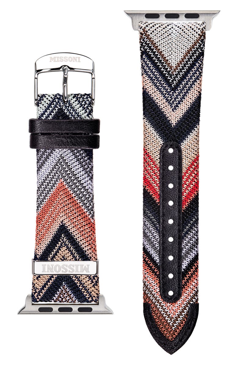 Missoni Authentic Zigzag Knit 24mm Apple Watch<sup>®</sup> Watchband, Main, color, 