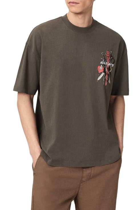 Oversize Serrate Graphic T-Shirt
