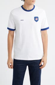 BOSS Lux Stretch Cotton Graphic T-Shirt