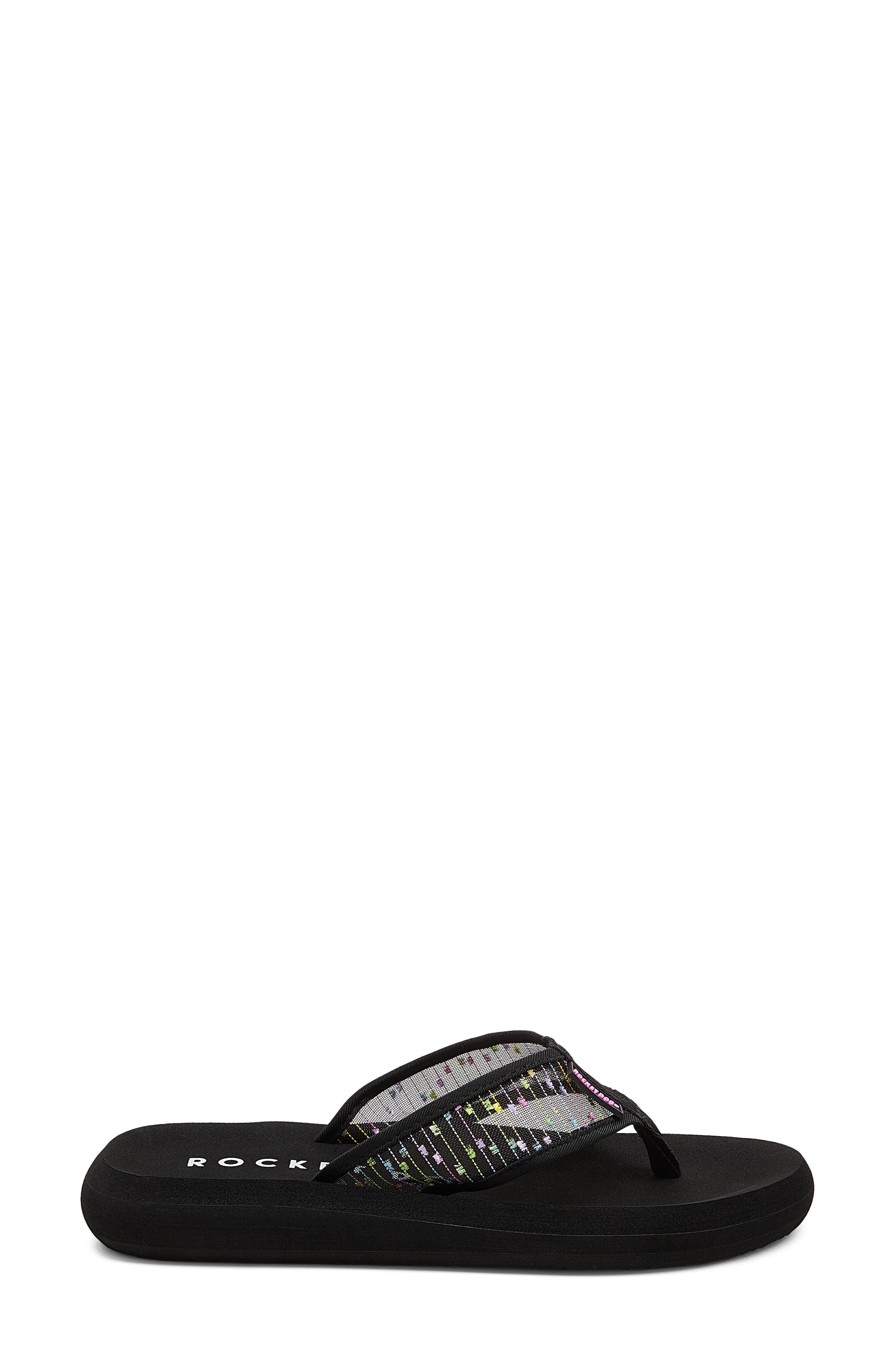 Spotlight 2 Confetti Flip Flop, Alternate, color, BLACK MULTI