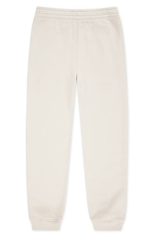 Abercrombie Kids Kids' Essential Fleece Joggers In White