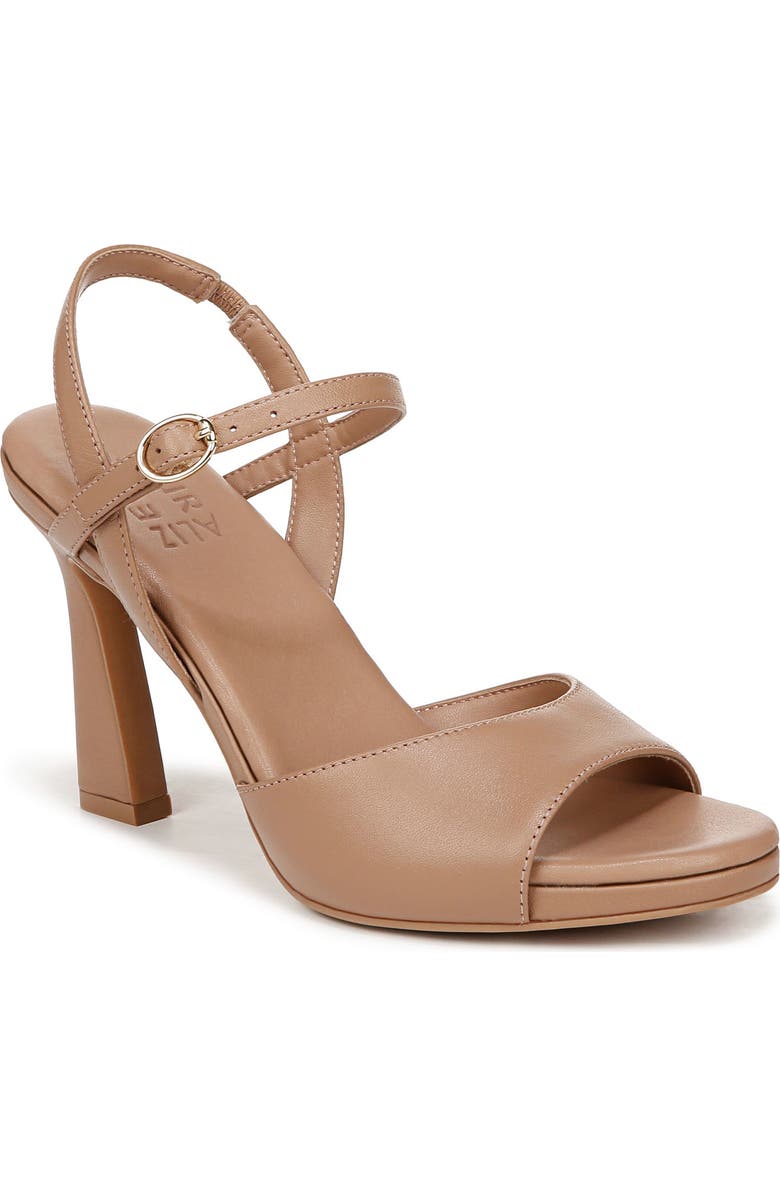 Naturalizer Lala Ankle Strap Sandal, Main, color, Taupe Leather