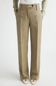 FERRAGAMO Linen Trousers