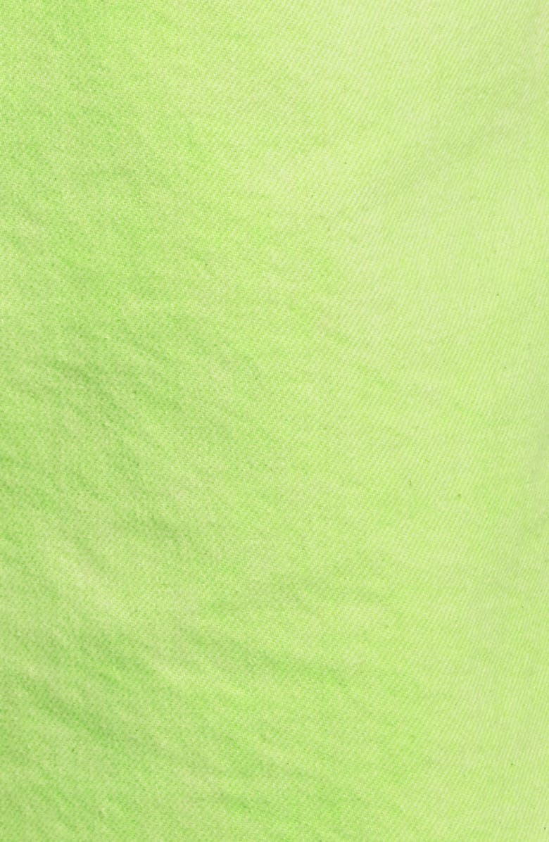 AG Alexxis Distressed High Waist Cutoff Denim Shorts, Alternate, color, Element Neon Citrus