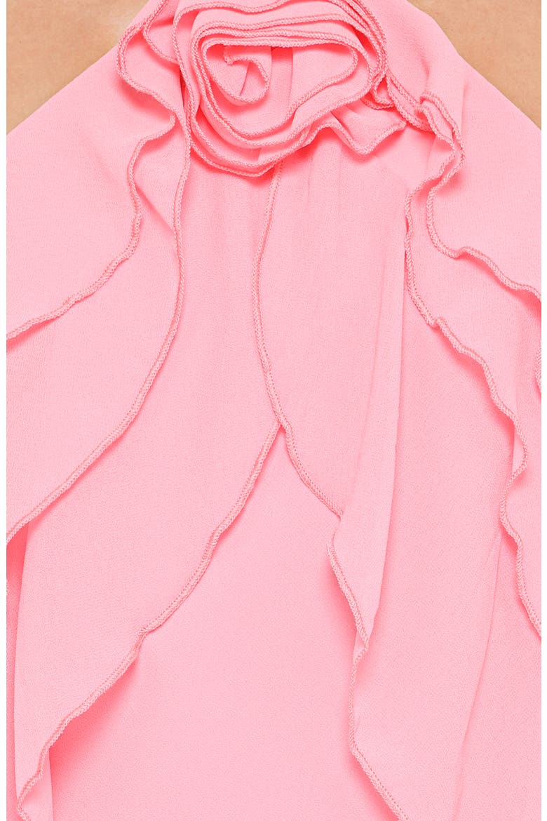 Zorina Halter Maxi Dress, Alternate, color, CORAL PINK