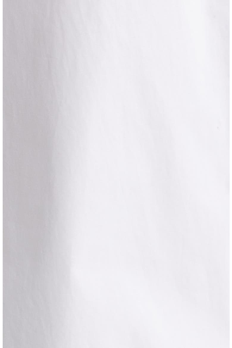The Oversize Cotton Button-Up Shirt, Alternate, color, WHITE