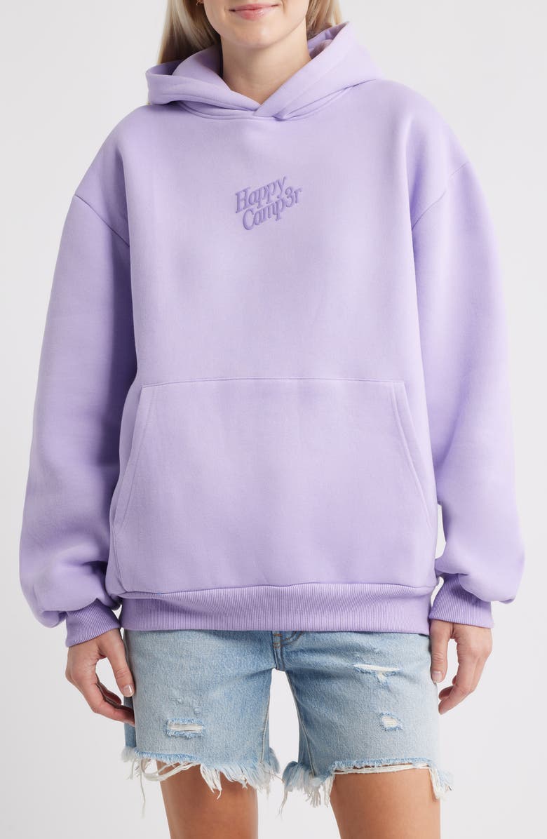 HAPPY CAMP3R Grape Puff Series Hoodie, Main, color, Grape