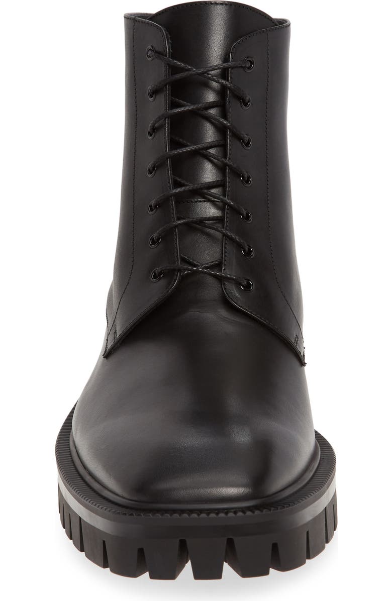 Balenciaga Lugged Combat Boot, Alternate, color,